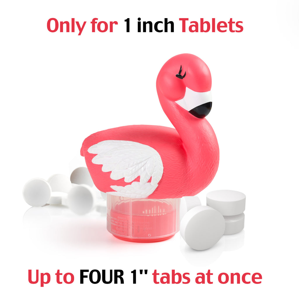1 Inch Pool Chlorine Floater (Flamingo) product image 3