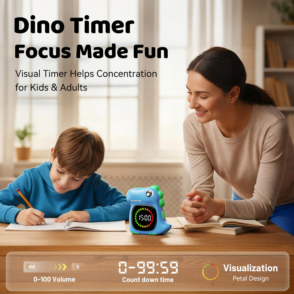 Blue Dino Timer