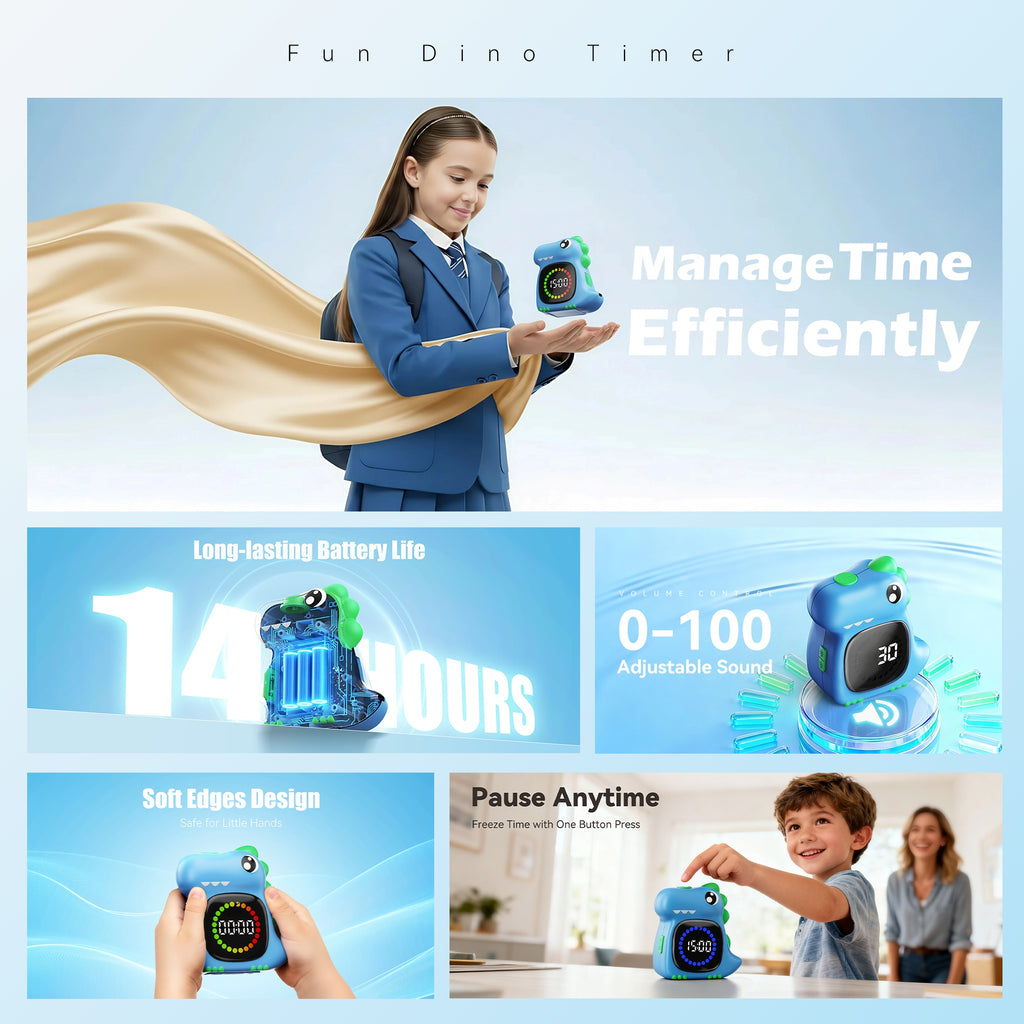 Blue Dino Timer