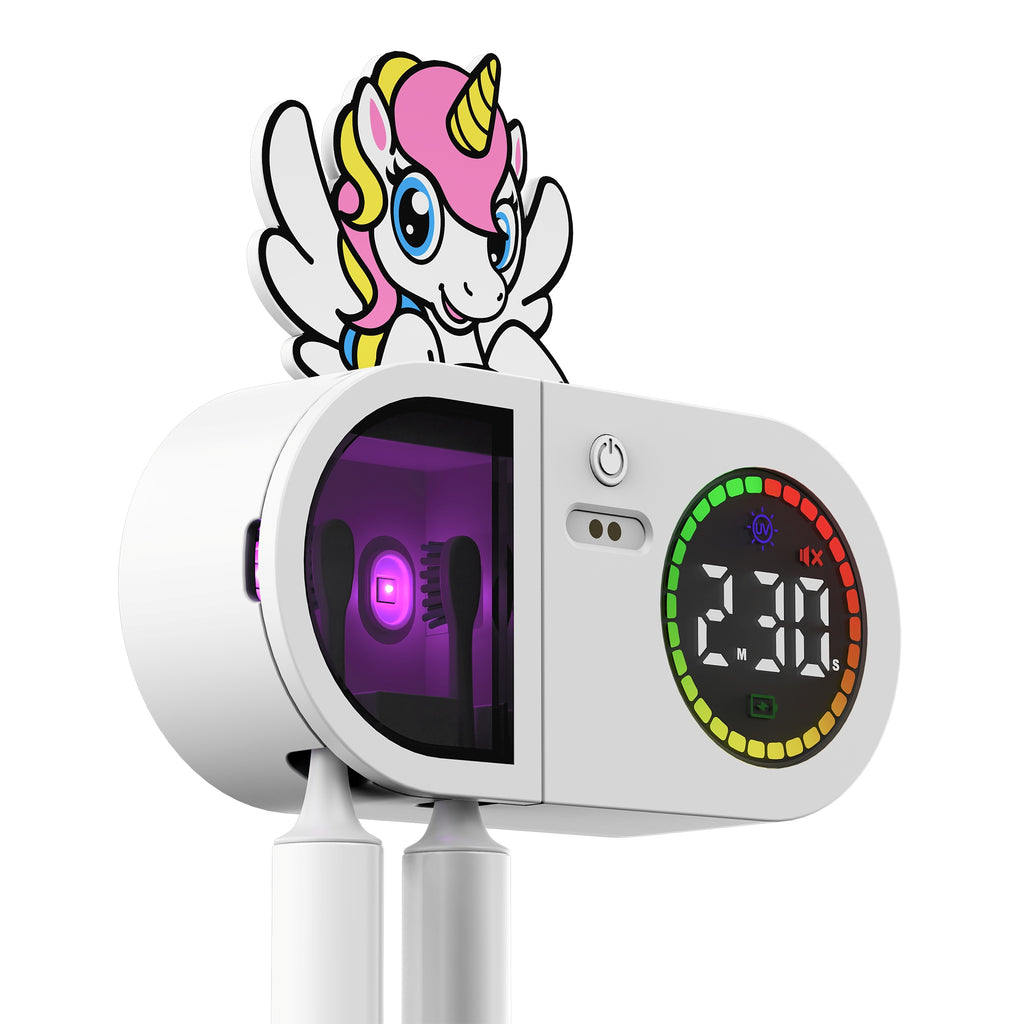 Kids' UV Toothbrush Holder (Unicorn)