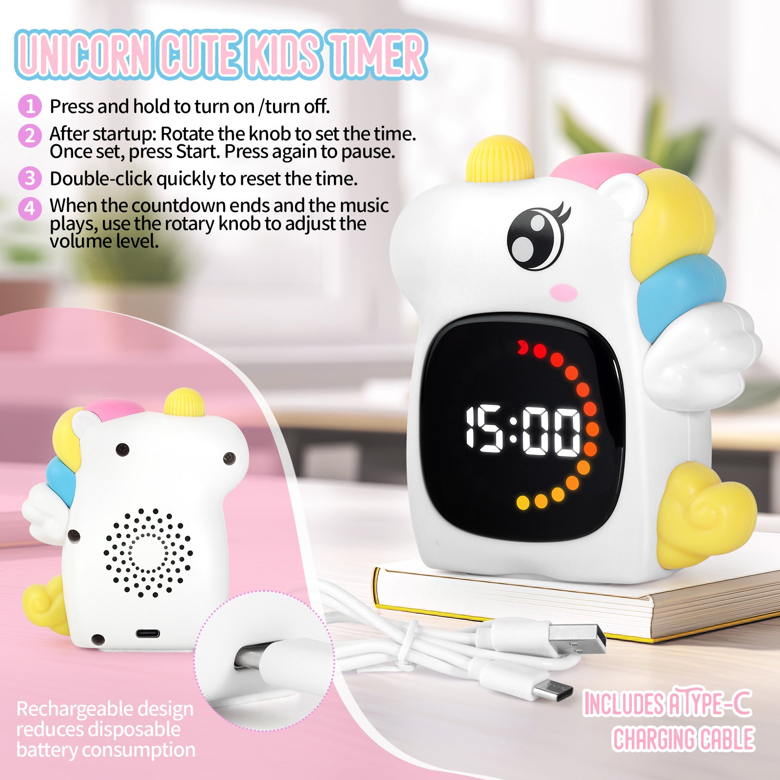White Unicorn Timer