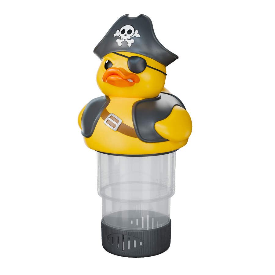1 Inch Pool Chlorine Floater (Pirate Duck) - WeddleUp product image 3