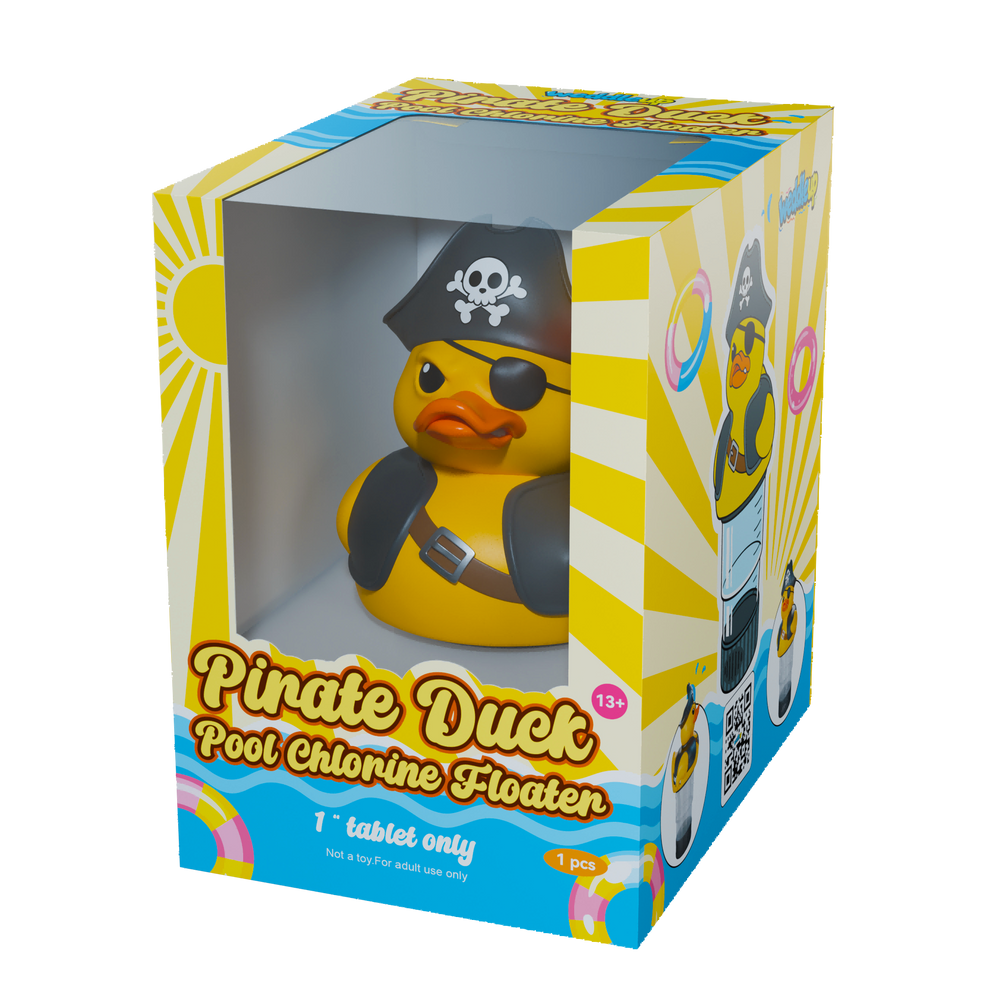 1 Inch Pool Chlorine Floater (Pirate Duck)