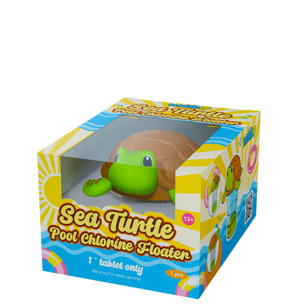 1 Inch Pool Chlorine Floater (Sea Turtle)