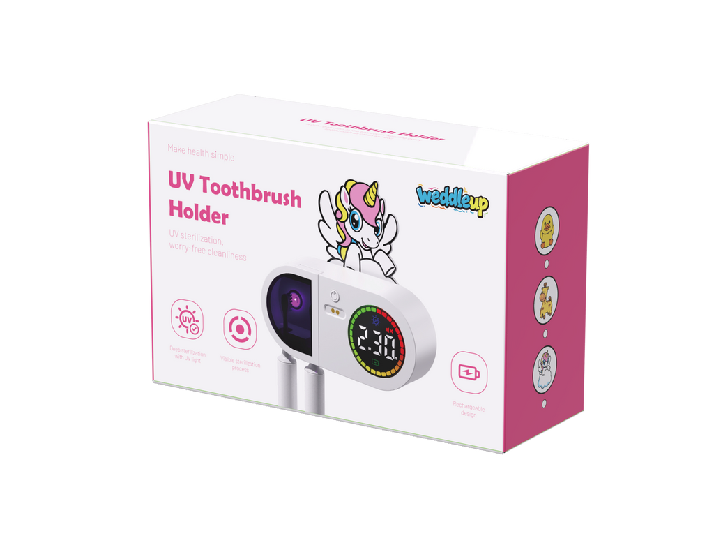Kids' UV Toothbrush Holder (Unicorn)