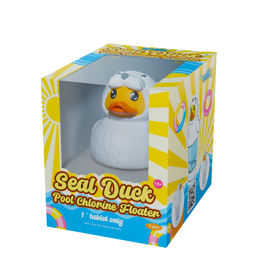 1 Inch Pool Chlorine Floater (Seal Duck)