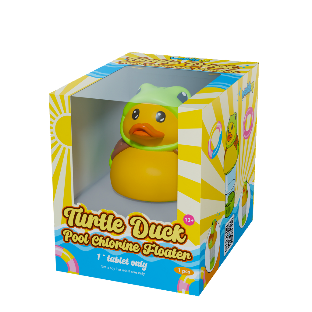 1 Inch Pool Chlorine Floater (Turtle Duck)
