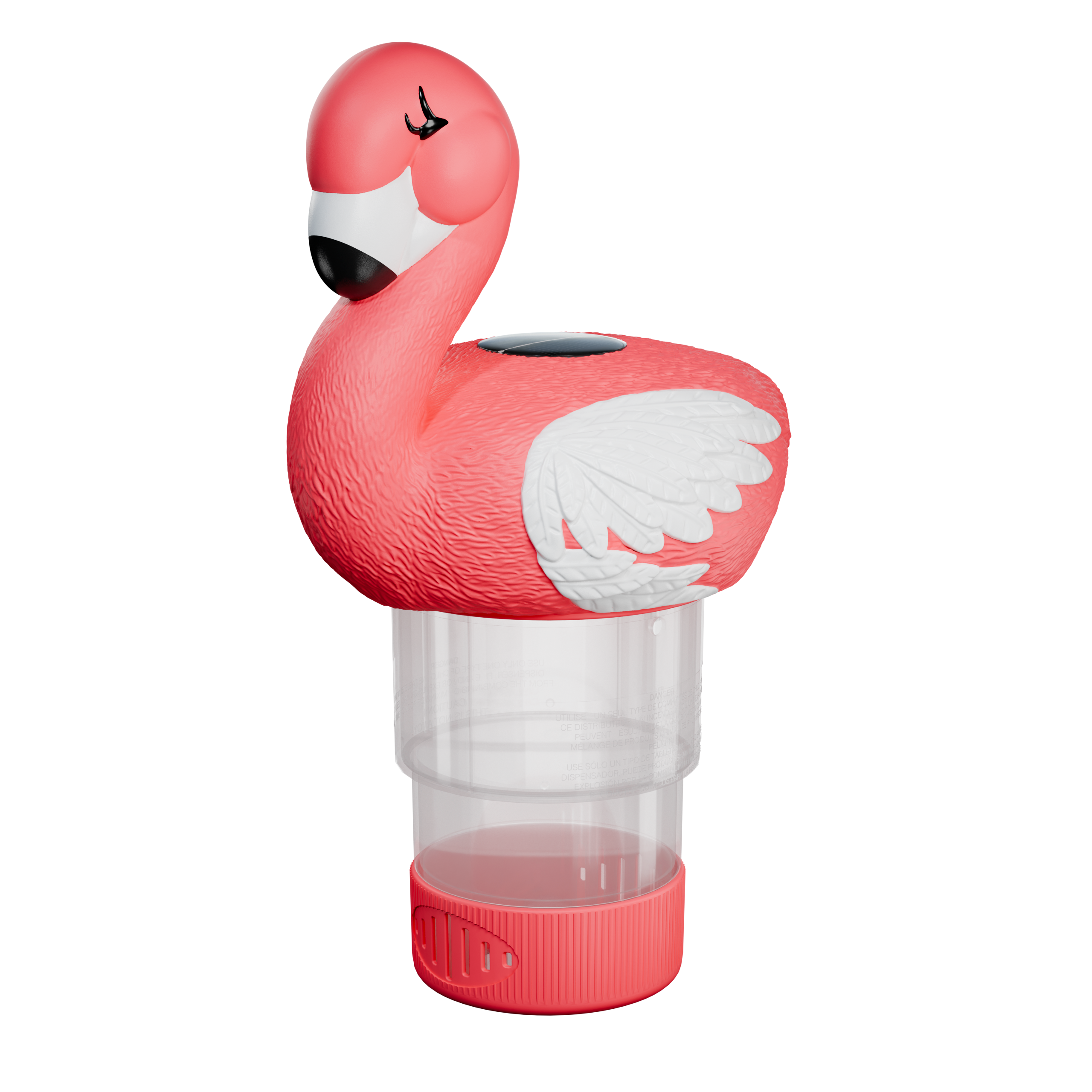 3 Inch Flamingo Solar Pool Chlorine Floater