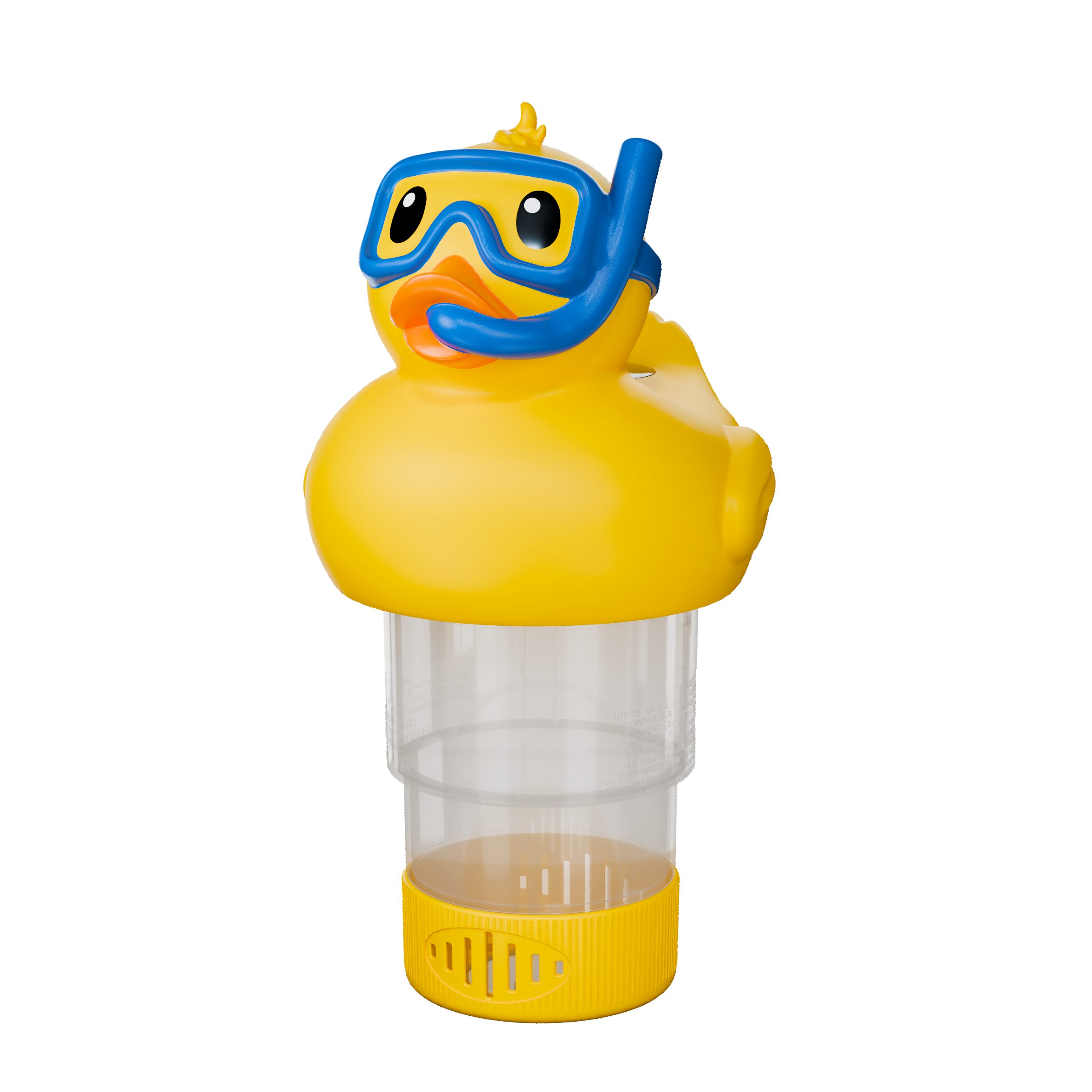 3 Inch Diving Duck Solar Pool Chlorine Floater