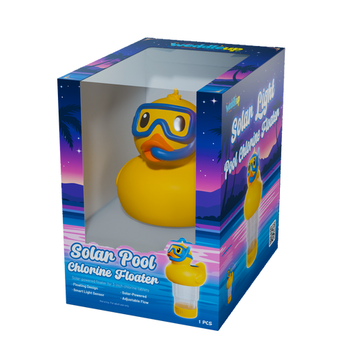3 Inch Diving Duck Solar Pool Chlorine Floater