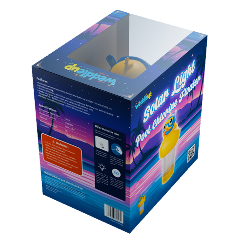 3 Inch Diving Duck Solar Pool Chlorine Floater