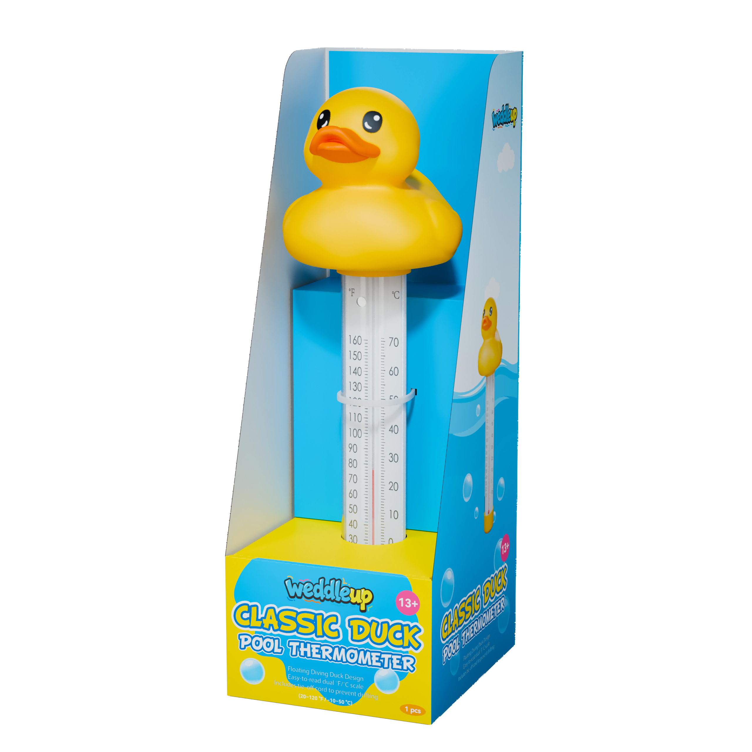 Classic Yellow Duck Pool Thermometer
