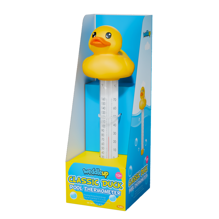 Classic Yellow Duck Pool Thermometer - WeddleUp product image 1