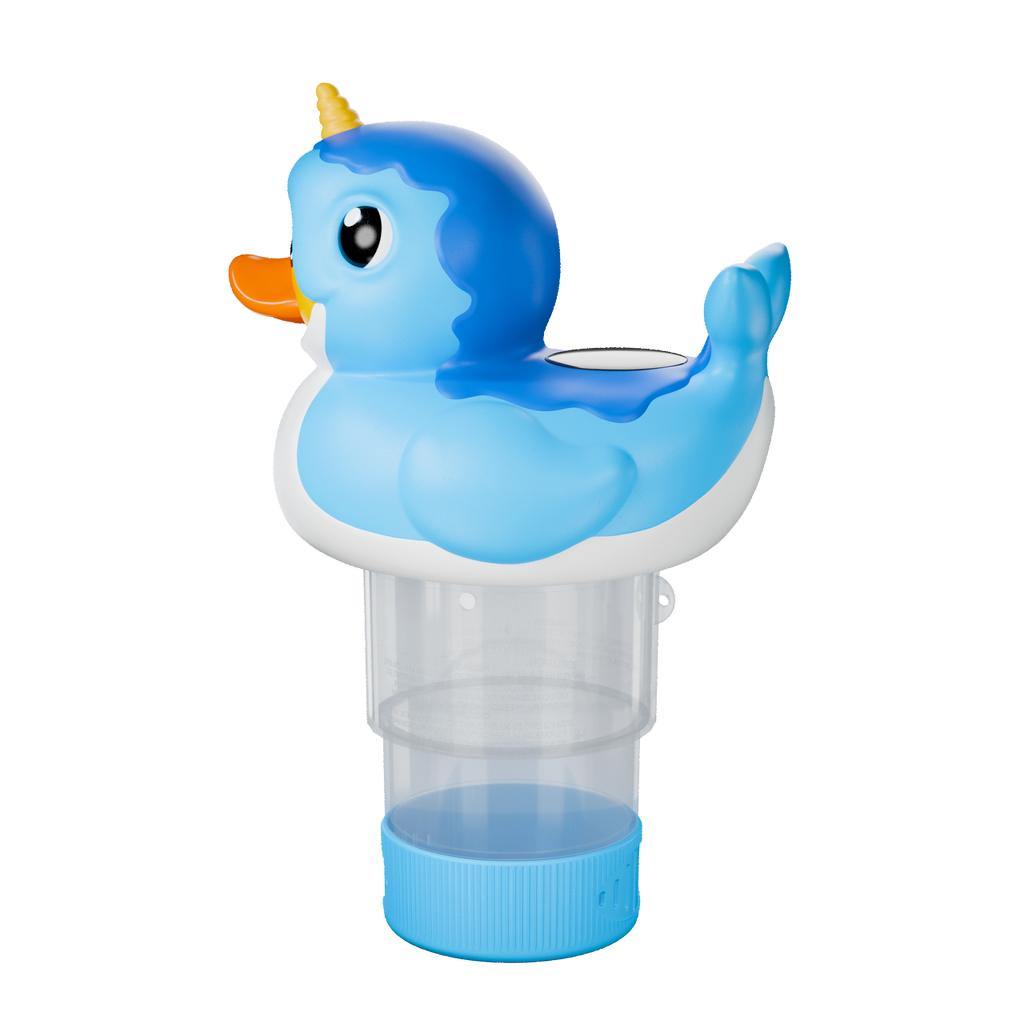 3 Inch Narwhal Duck Solar Pool Chlorine Floater