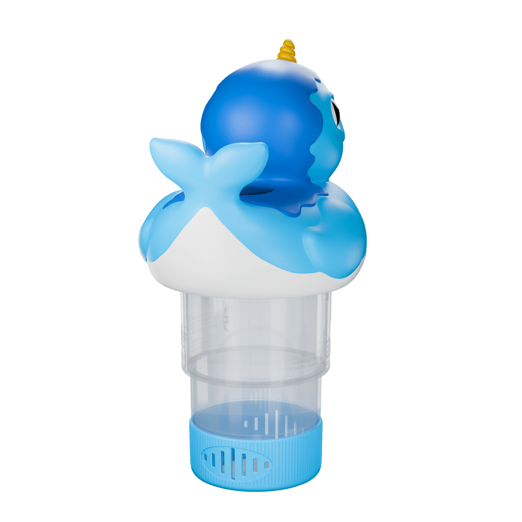 3 Inch Narwhal Duck Solar Pool Chlorine Floater