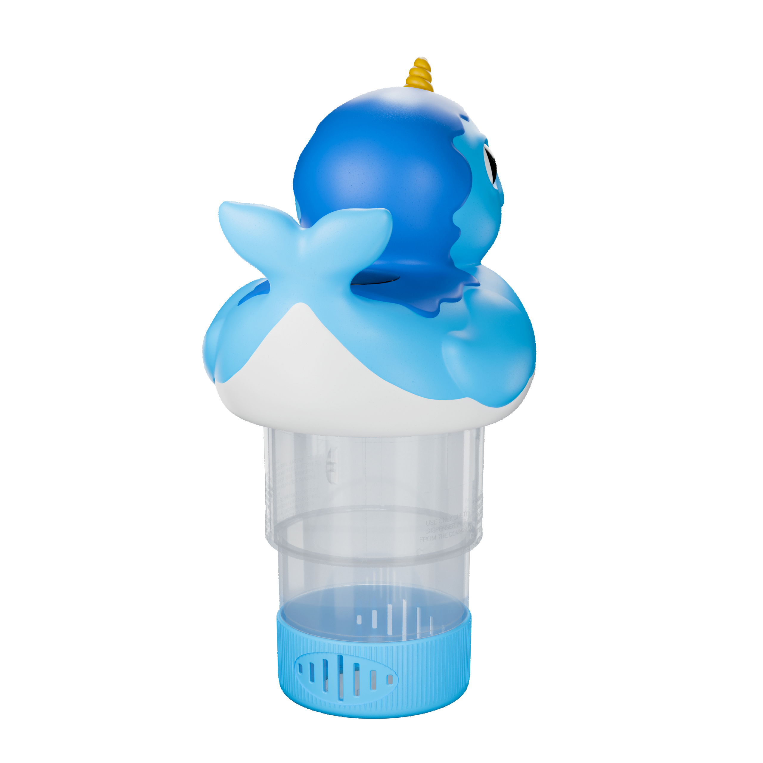 3 Inch Narwhal Duck Solar Pool Chlorine Floater