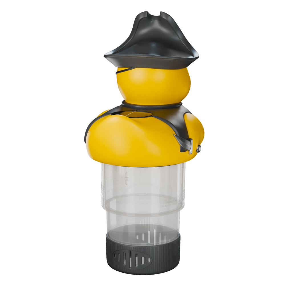 3 Inch Pirate Duck Solar Pool Chlorine Floater