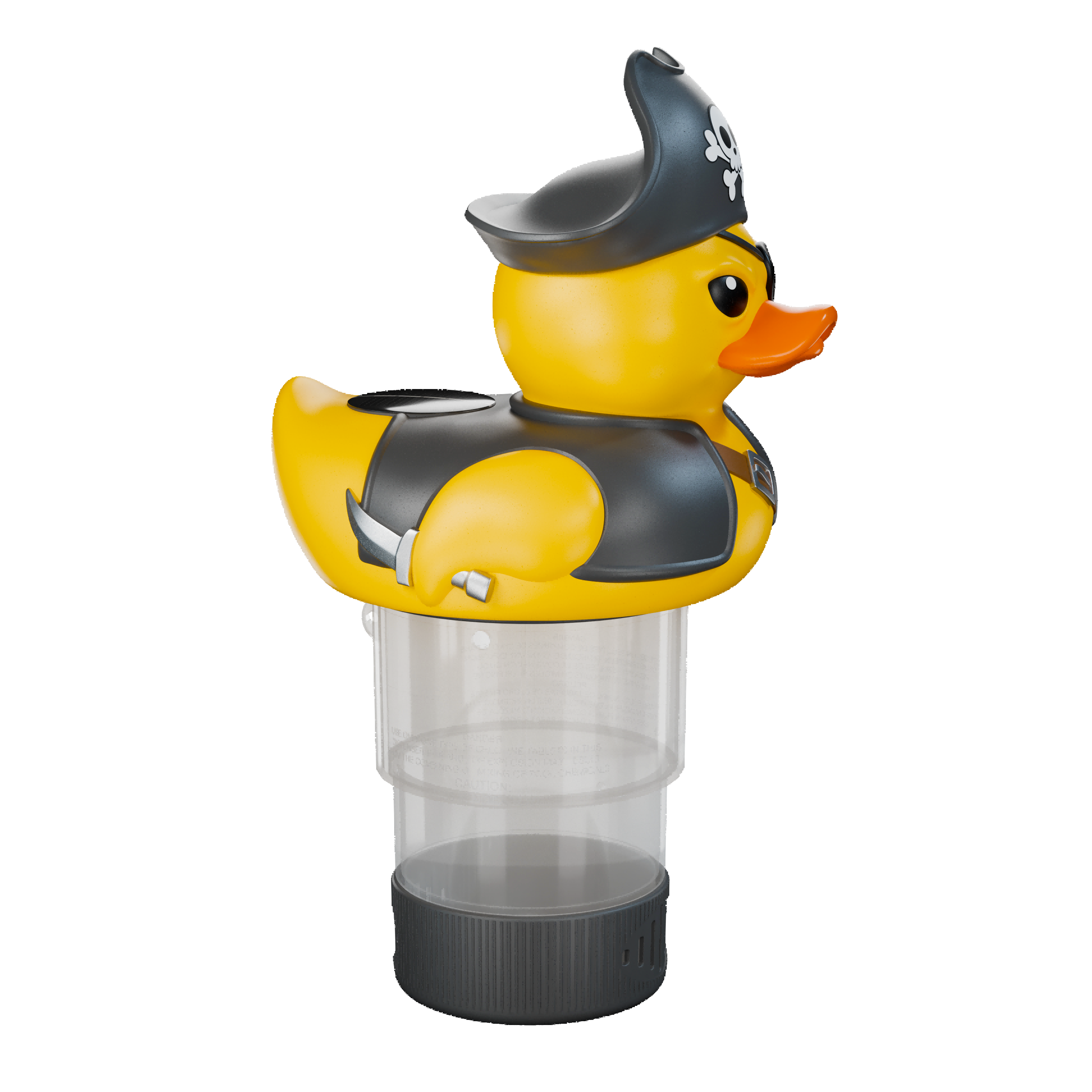 3 Inch Pirate Duck Solar Pool Chlorine Floater