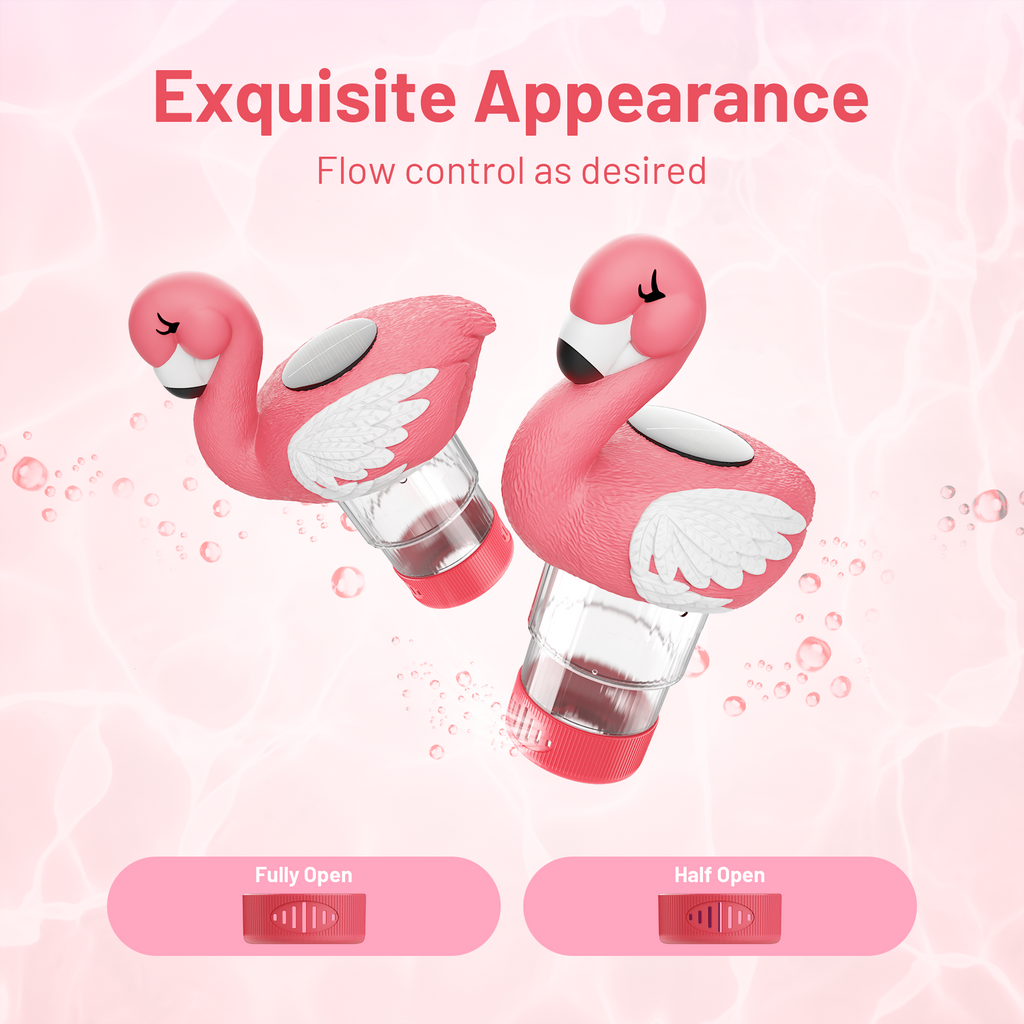 3 Inch Flamingo Solar Pool Chlorine Floater