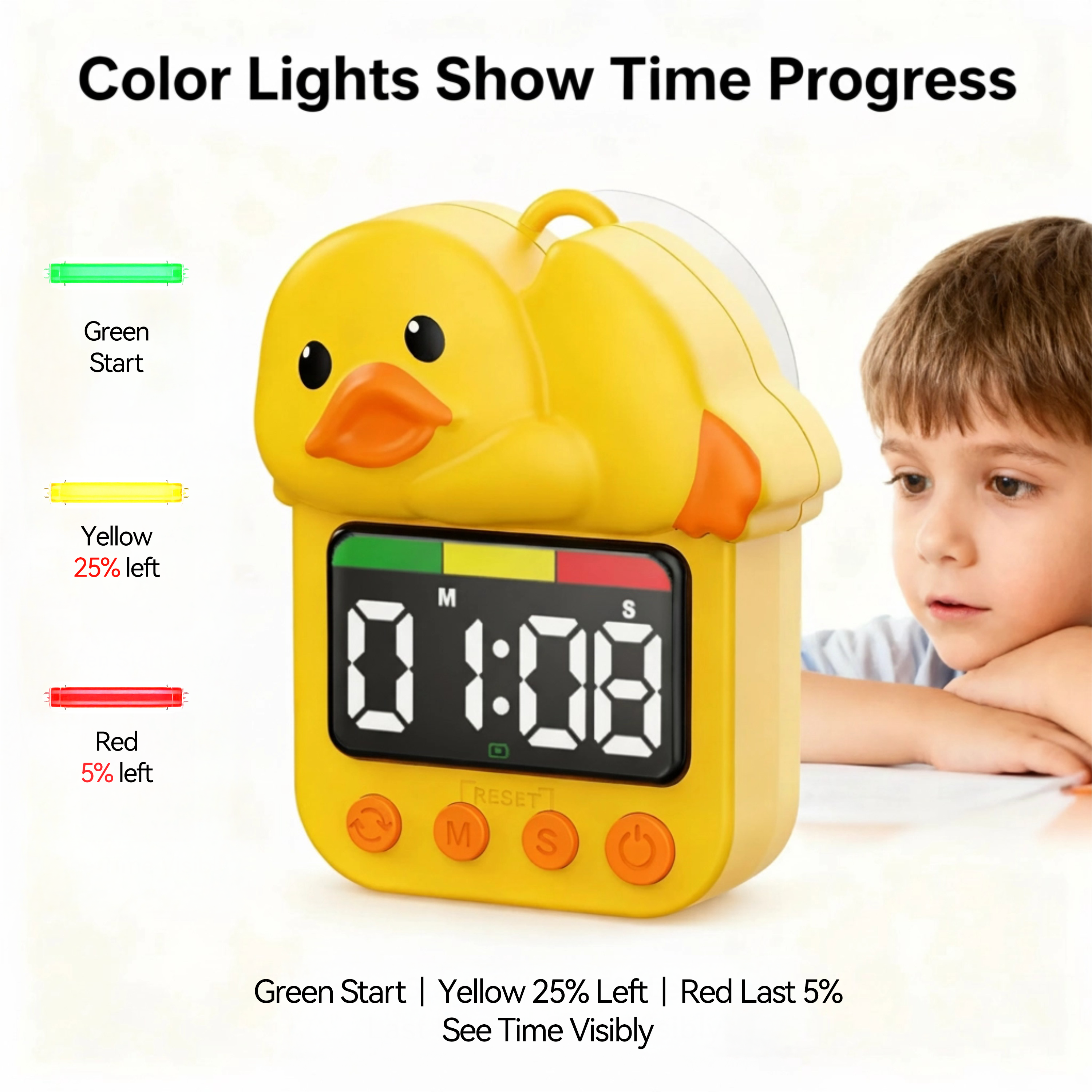 Classic Yellow Duck Timer