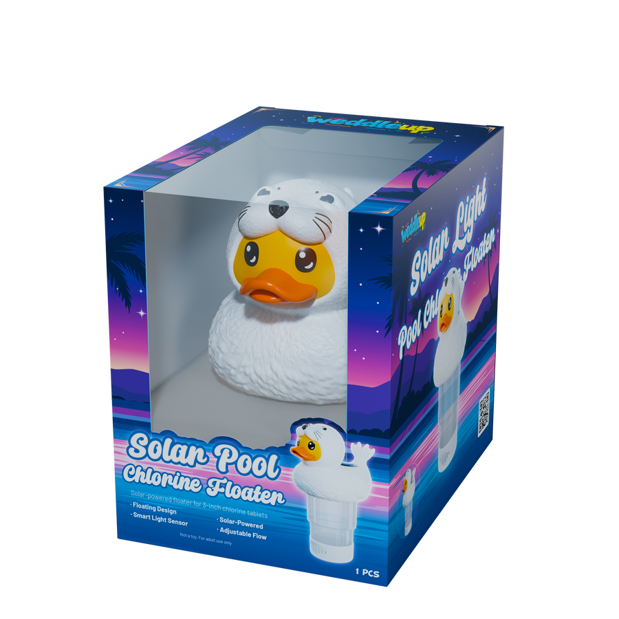 3 Inch Seal Duck Solar Pool Chlorine Floater - WeddleUp product image 1