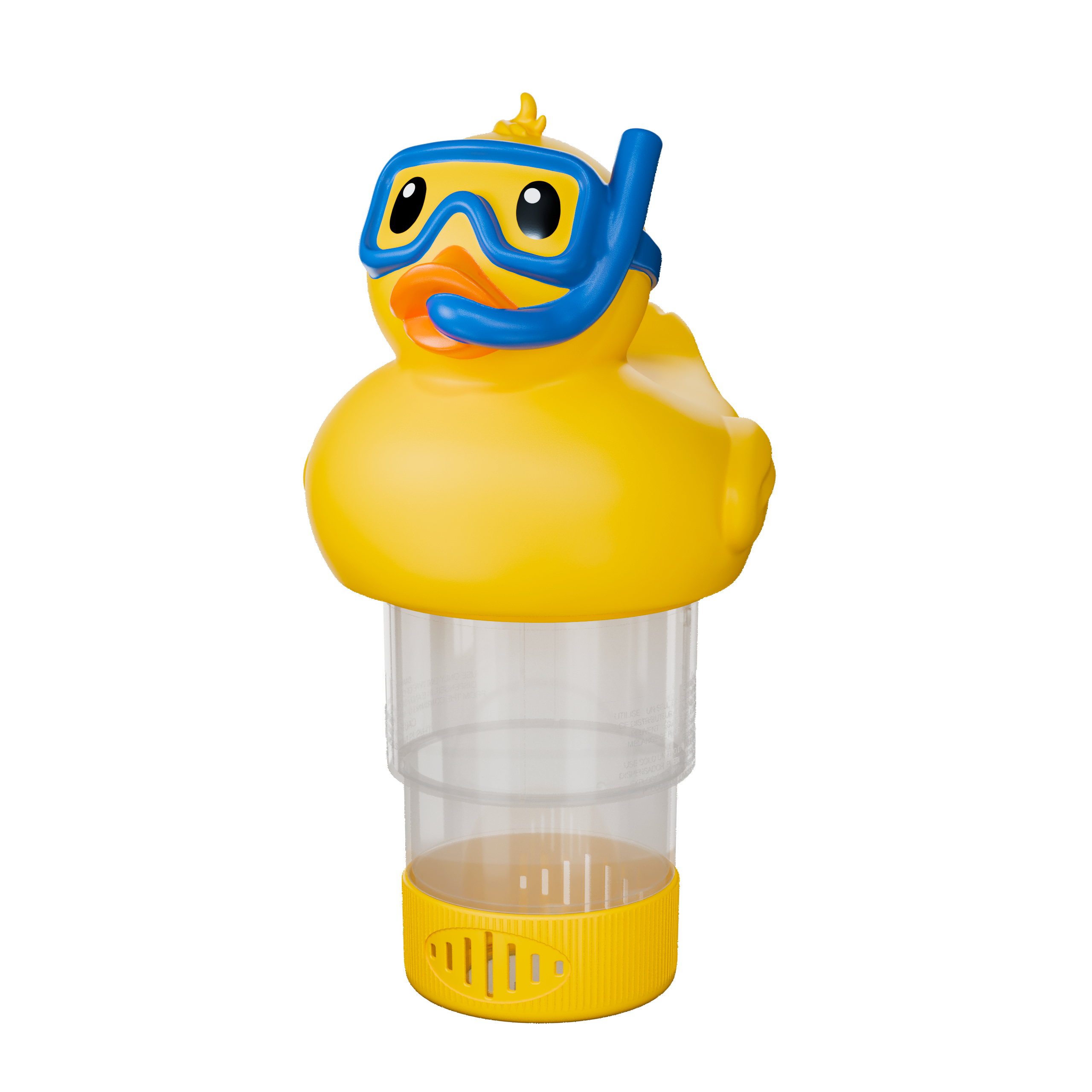 3 Inch Pool Chlorine Floater (Diving Duck) - WeddleUp product image 1