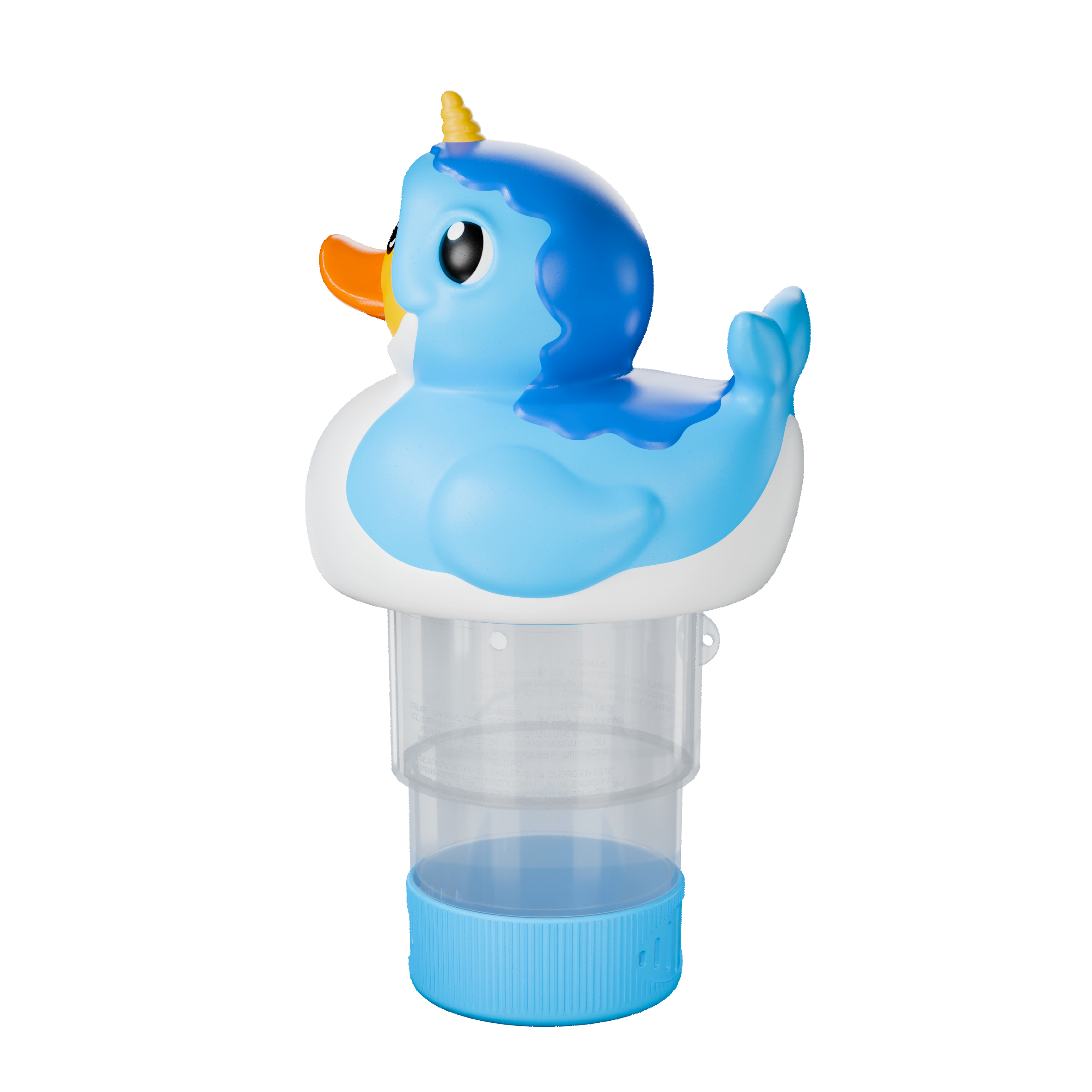 1 Inch Pool Chlorine Floater (Narwhal Duck)
