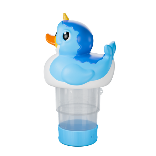 1 Inch Pool Chlorine Floater (Narwhal Duck) - WeddleUp product image 4