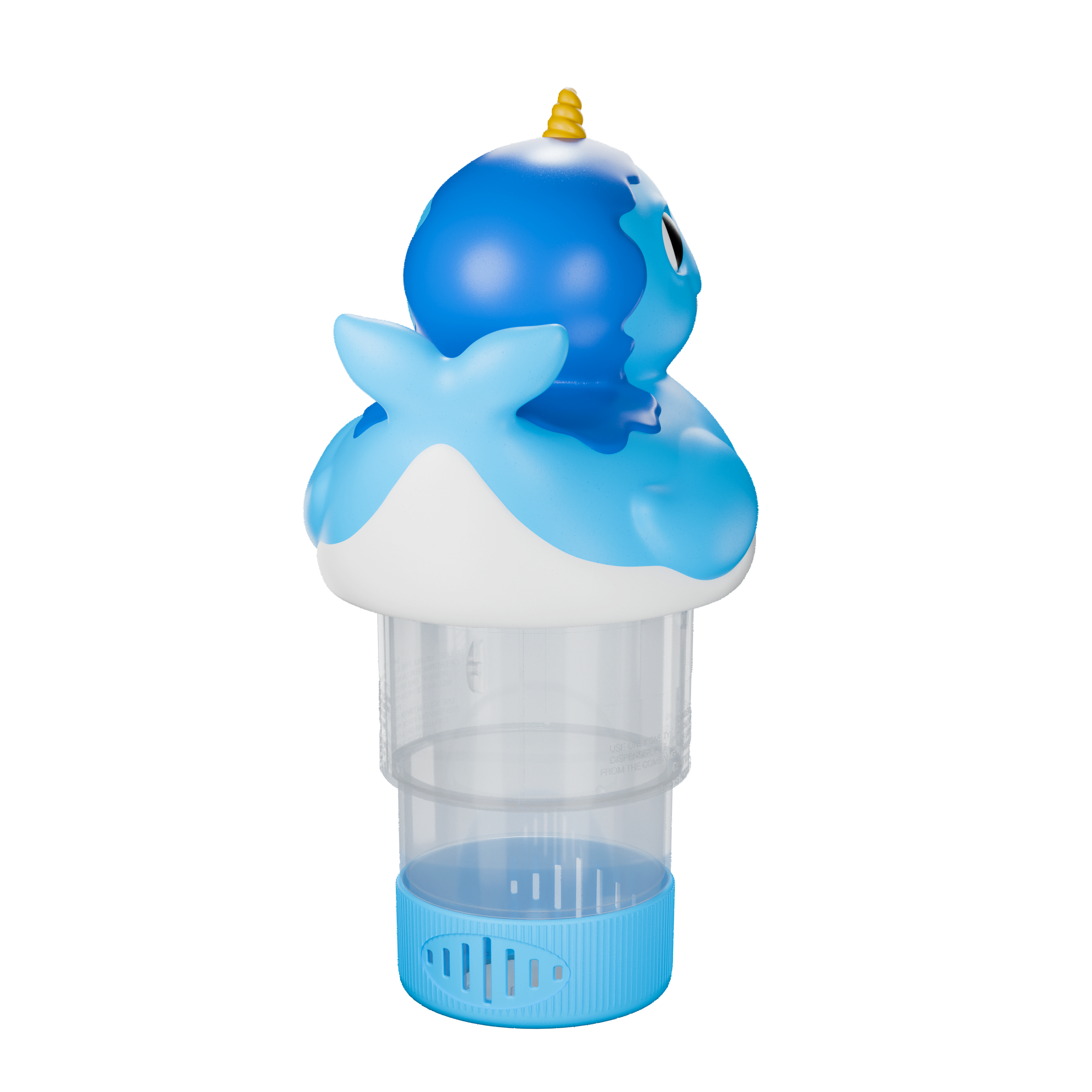 1 Inch Pool Chlorine Floater (Narwhal Duck)