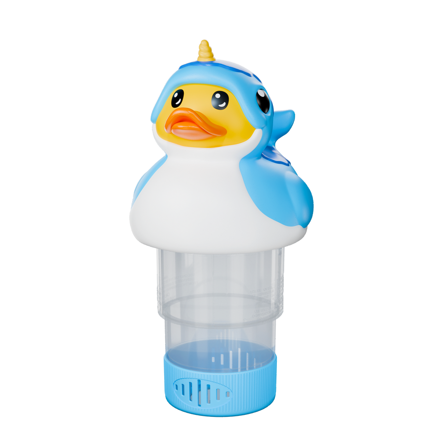 1 Inch Pool Chlorine Floater (Narwhal Duck) - WeddleUp product image 3