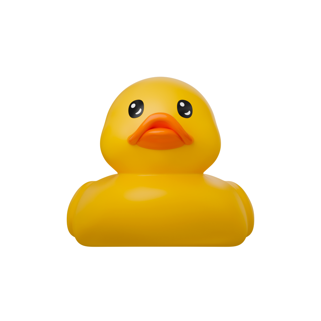 Classic Yellow Duck room and bath thermometer front view