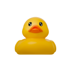 Classic Yellow Duck room and bath thermometer front view