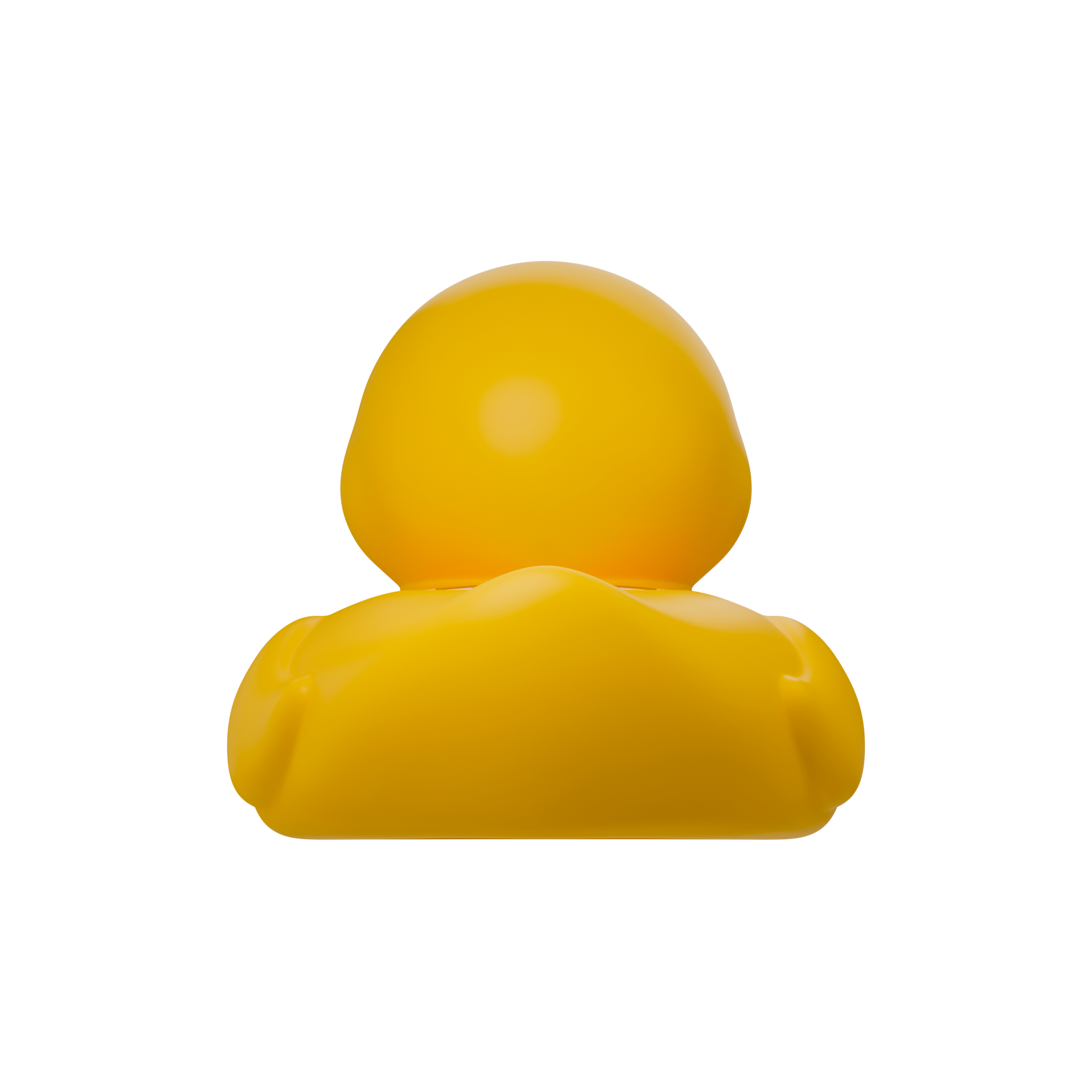 Classic Yellow Duck room and bath thermometer rear view
