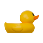 Classic Yellow Duck room and bath thermometer right side view