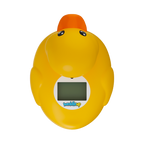 Classic Yellow Duck room and bath thermometer display front view