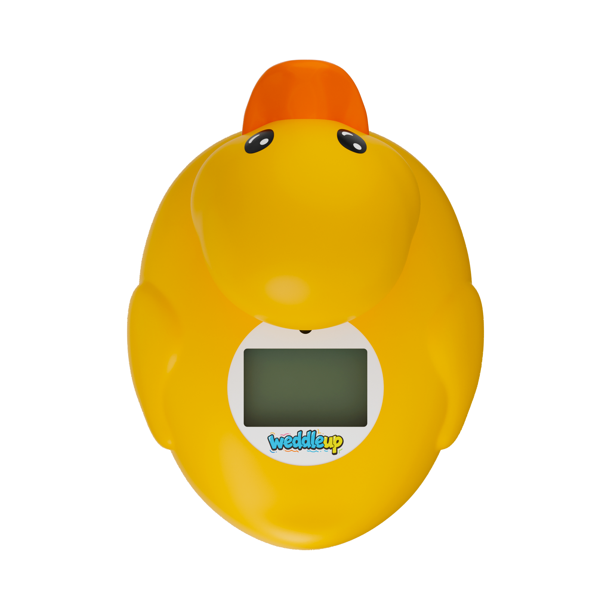 Classic Yellow Duck room and bath thermometer display front view