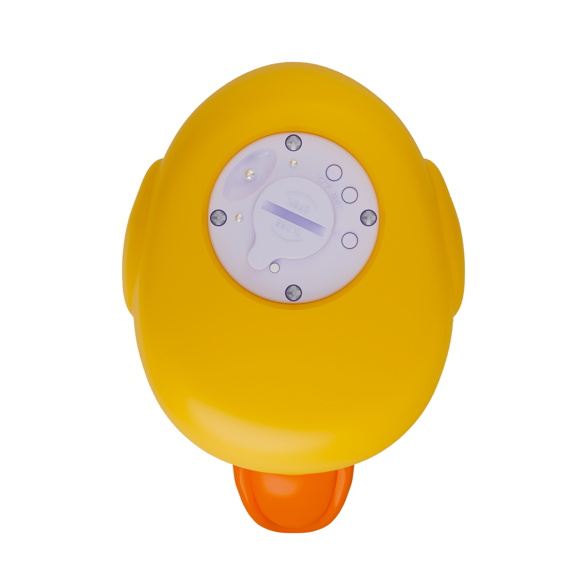 Classic Yellow Duck room and bath thermometer bottom view