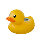 Classic Yellow Duck room and bath thermometer three-quarter view