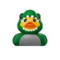Dino Duck room and bath thermometer front view