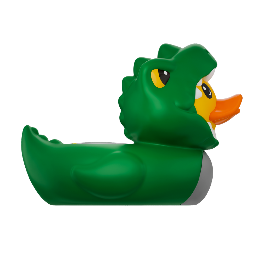 Dino Duck room and bath thermometer right side view