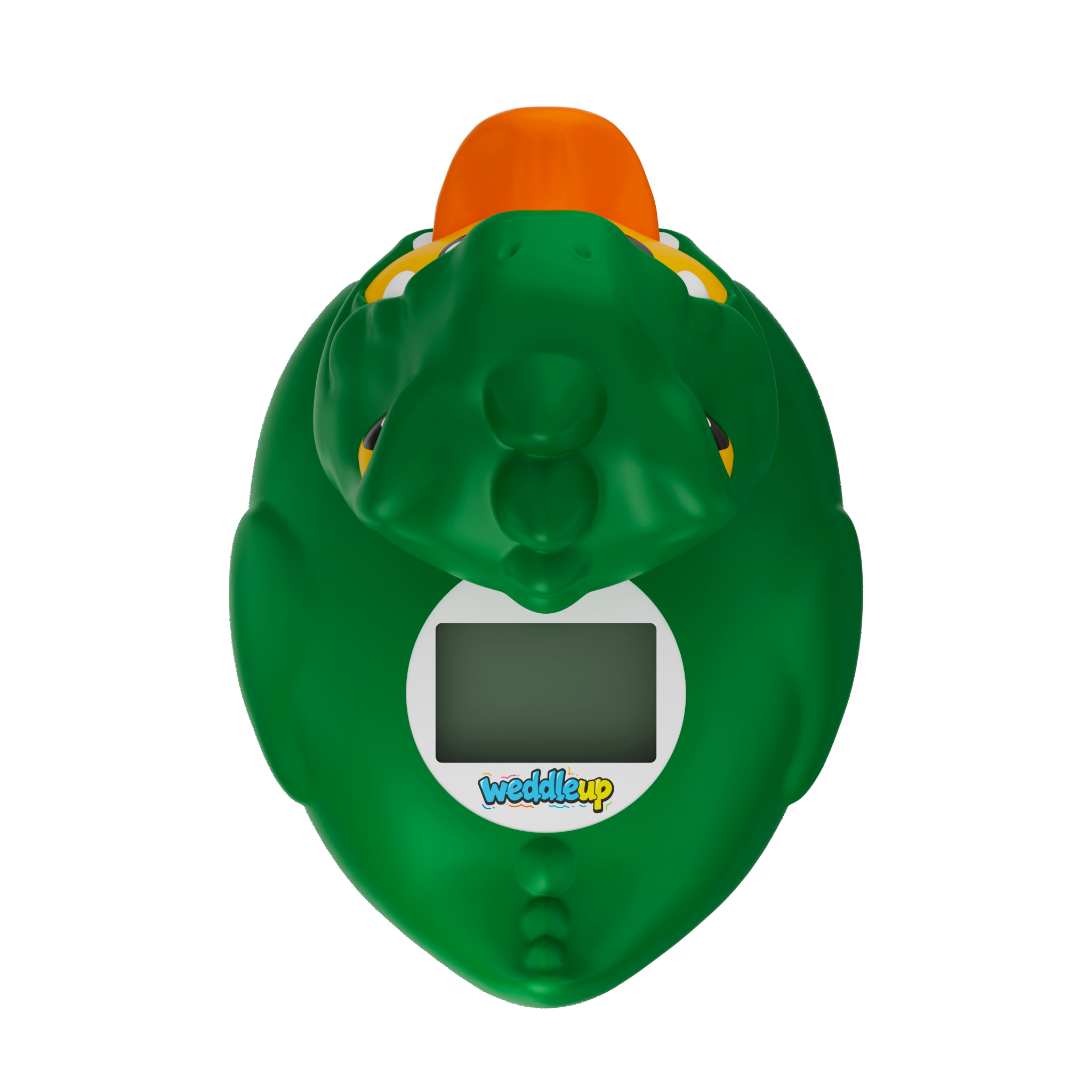 Dino Duck room and bath thermometer display front view
