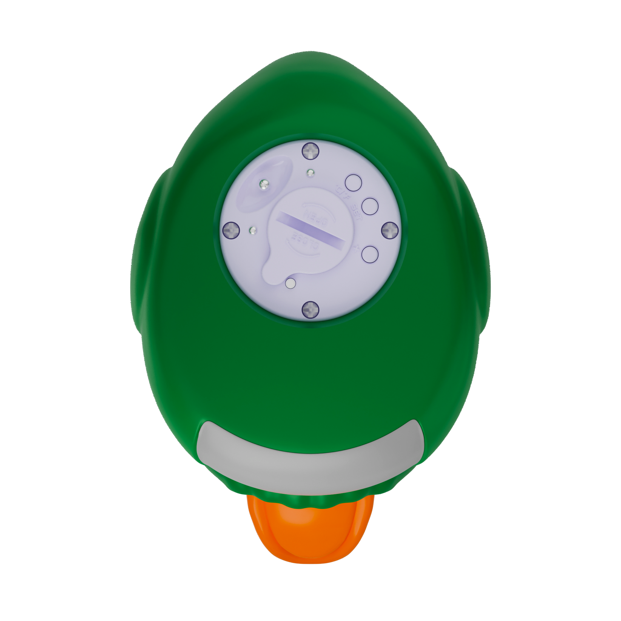 Dino Duck room and bath thermometer bottom view