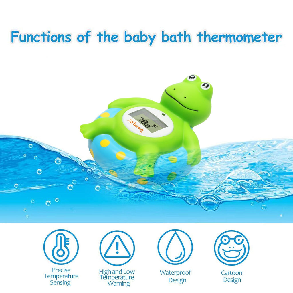 Frog room and bath thermometer product view 2
