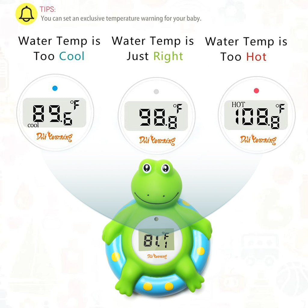 Frog room and bath thermometer product view 3