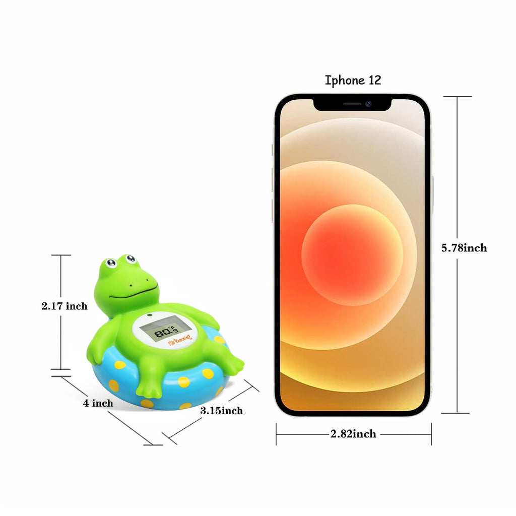 Frog room and bath thermometer product view 6