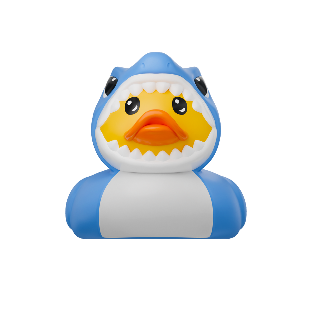 WeddleUp Shark Duck room and bath thermometer with LCD display