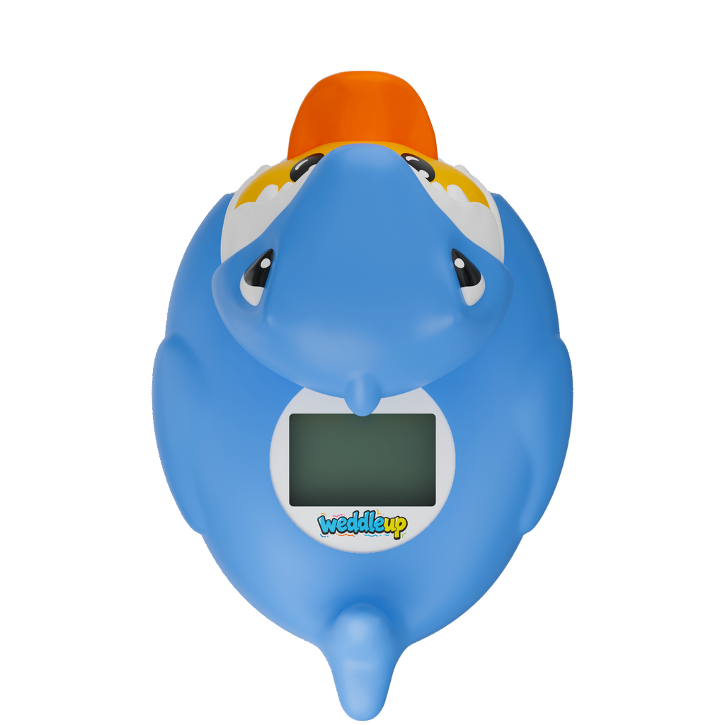 Shark Duck room and bath thermometer display front view