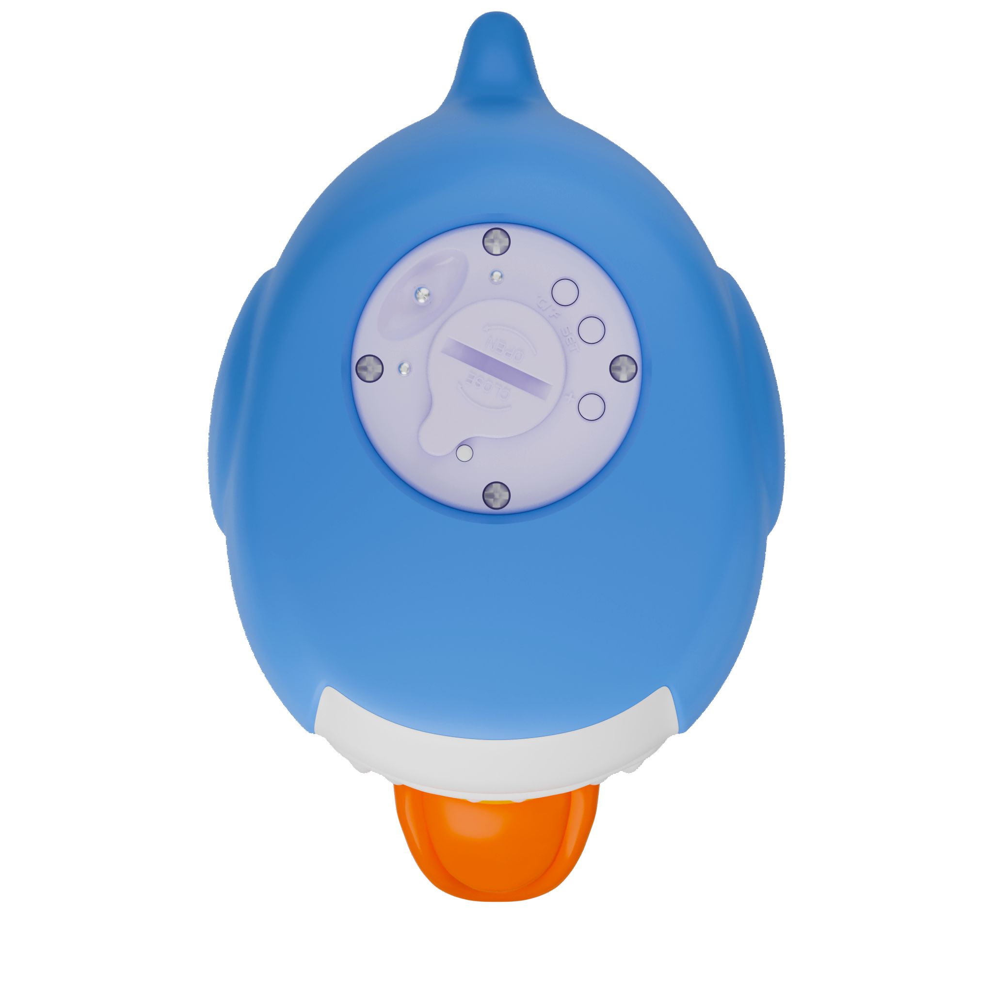 Shark Duck room and bath thermometer bottom view