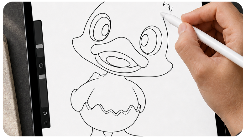 Concept sketch for WeddleUp product development