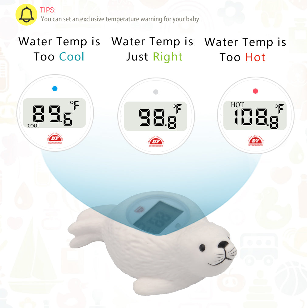 White Seal room and bath thermometer product view 3